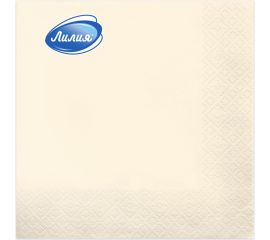 Бумажные салфетки Лилия 33x33, Шампань, 2 слоя, 20 листов 728 