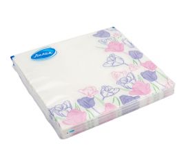 Салфетки бумажные 33x33 Melody 2слоя 20листов Лилия 5331 