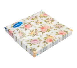 Салфетки бумажные 33x33 Бутоны 2слоя 20листов Лилия 5287 