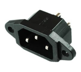 Сетевая вилка Pro Legend 3 PIN пластик на корпус 250V 10A PL2300 