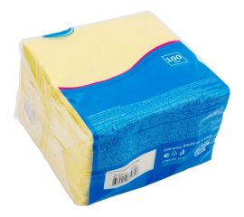 Салфетки бумажные 24x24 Желтый 1слой 100листов Лилия 756 