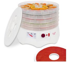 Сушилка для овощей и фруктов Мастерица efd-0502vm 5 прозрачных поддонов + 1 поддон для пастилы 00-00044764 