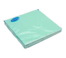 Салфетки бумажные 33x33 Бирюзовый 2слоя 20листов Лилия 841 