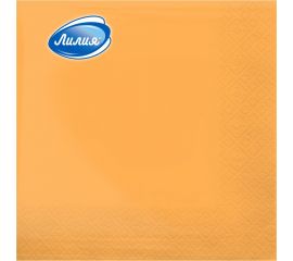 Салфетки бумажные 33x33 Желтый 2слоя 20листов Лилия 0472А 