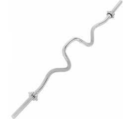 Гриф для штанги Starfit W BB-102 120 см, d=25 мм, металл, с металлическими замками, хром УТ-00019776 