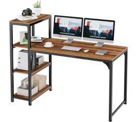 Письменный стол EUREKA (для компьютера) со стеллажом с шириной 140 см ZX-SH140A-RW 