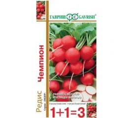 Семена ГАВРИШ Редис Чемпион серия 1+1/ 5.0 г 4601579 
