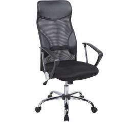 Кресло для руководителя Easy Chair 506 TPU черное, искусственная кожа/сетка/ткань, металл 273572 