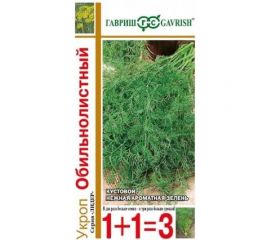 Семена ГАВРИШ Укроп Обильнолистный 1+1/6 г 1912238220 