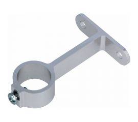 Опора штанги шкафа AMIG серебро 4-20 