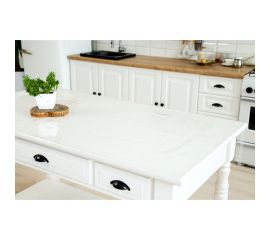 Скатерть Домовой Прошка гибкое стекло ПВХ 0,5 мм, размер 140x80 см 10169 