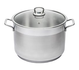 Кастрюля КАТЮША София нержавеющая сталь, 28x20 см, 12,0 л, стеклянная крышка 9920-1090-0 