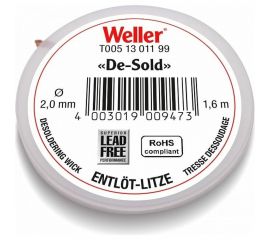 Оплетка для выпайки (1.6 м; 2.0 мм) WELLER 51301199 