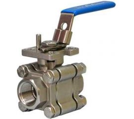 Шаровой кран A-Flow из нержавеющей стали, Ду 15мм, подсоединение внутренняя резьба NPT 1/2"" VBZY-15-FN 