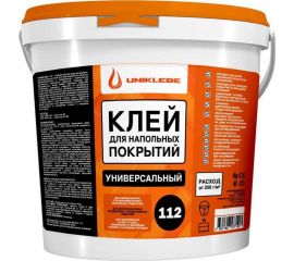 Клей для напольных покрытий UNIKLEBE 112 универсальный, 7 кг 1120007 