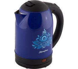 Электрический чайник Матрёна MA-005 2,0 л стальной синий гжель 006751 