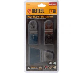 Набор насадок по дереву и металлу 3 шт для МФИ Denzel 782403 