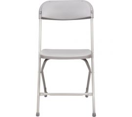 Складной стул для дома и офиса BRABIX Golf CF-002 серый каркас, пластик серый, 531564 