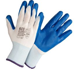 Перчатки из полиэстера КЭС, гладкий нитрильный облив ладони, размер 9/L 14000003 JR-02-1 