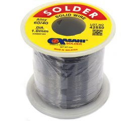 Припой (1 мм, 1 кг, Sn60/Pb40, без флюса) ASAHI 00-00004312 