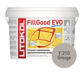 Полиуретановый состав для затирки швов LITOKOL FillGood EVO F.210 GREIGEO 496330002 