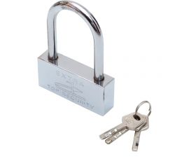 Навесной замок с высокой дужкой СКОБЯНОЙ стальной, 30 мм 008541 