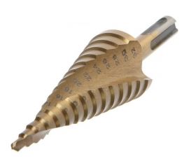 Сверло ступенчатое PRO (4-32 мм; HSS, TiN; SDS-plus; спиральный профиль) ТУНДРА 6937307 