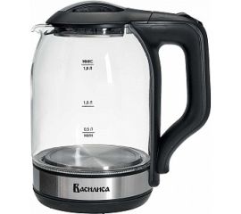 Электрический чайник ВАСИЛИСА ВА-1036 корпус из жаропрочного стекла, черный 1500 Вт, 1.8 л Р1-00008217 
