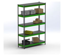 Стеллаж ООО Металекс Metalex HARD 2200x1000x400 5 полок SHDV221040 