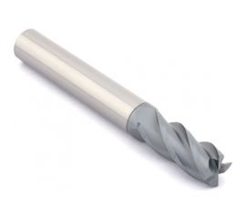 Фреза концевая твердосплавная по металлу 8х20х63 мм, хв-к 8 мм, Z4 CNCINS PMK60.z4.08.20.63.35.F000 AlCrSiN 
