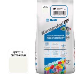 Затирка MAPEI KERACOLOR FF № 111/2кг (Светло-серый) 5QA011102A 