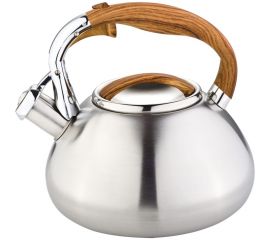 Металлический чайник Rainstahl со свистком 3 л RS\WK - 7602-30/4 цвета ручек, 3-х шаговое капсульное дно х12 7602-30RS\WK 