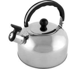 Чайник Mallony CASUAL, объем 2.5 л, из нержавеющей стали со свистком, зеркальная полировка 007297 