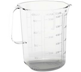 Мерная кружка Бытпласт 0.5 л, бесцветный 437210101 