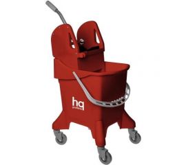 Одноведерная тележка HQ profiline с универсальным отжимом, красная, 31 л 74621 