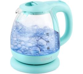 Чайник KITFORT мощность 900-1100 Вт емкость 1 л голубой КТ-653-1 