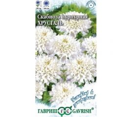 Семена ГАВРИШ Скабиоза пурпурная Хрусталь, махровая, 0,2 г, серия Устойчив к заморозкам 1026995018 