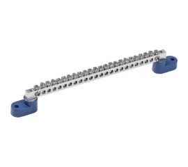 Шина IEK n "ноль" на двух угловых изоляторах с никелевым покрытием шни-6x9-24-у2-с YNN10-24-C2-K07-N 