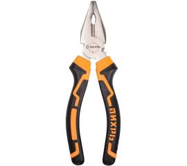 Плоскогубцы 160мм никелированные,двухкомпонентные рукоятки Вихрь 73/6/3/6 