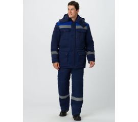 Зимний костюм ФАКЕЛ Титан, темно-синий/васильковый, размер 48-50, рост 170-176 87476480.003 