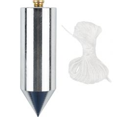 Цилиндрический отвес ШАБАШКА металл, шнур 5 м, 600 г 228542 