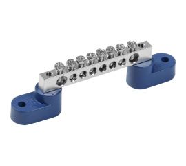 Шина IEK n "ноль" на двух угловых изоляторах с никелевым покрытием шни-6x9-8-у2-с YNN10-08-C2-K07-N 