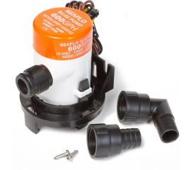Водооткачивающая трюмная помпа SeaFlo 600 галлон/час, патрубок 19 мм, 12V SFBP1-G600-02 