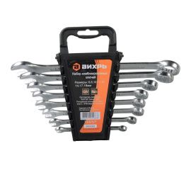 Набор комбинированных ключей 8 штук 6 - 19 Вихрь 73/6/5/7 