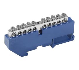 Шина IEK n "ноль" на din-изоляторе с никелевым покрытием шни-6x9-10-д-с YNN10-10-D-K07-N 