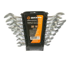 Набор рожковых ключей 8 штук 6 - 22 Вихрь 73/6/5/4 