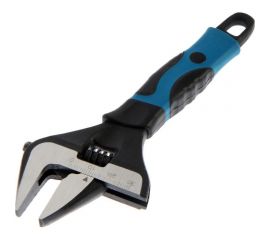 Ключ ТУНДРА разводной с тонкими губками, 2К рукоятка, раскрытие губок до 34 мм, 150 мм 4585629 