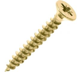 Саморез Мир крепежа DIN 7962 4,5x40 Pozi желтый цинк (1500 шт) Т0000004175 