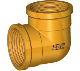 Угольник FAR хром, ВР-ВР, 1/2"" FC 5255 12C 