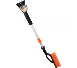 Телескопическая щетка для снега со скребком АВТОСТОП AB-2268 